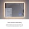 Anzzi 24in x 31in LED Front/Back Light Magnifying Bathroom Mirror With Defogger BA-LMDFX012AL - alternate 7